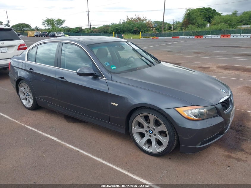 2006 BMW 3 series VIN WBAVB33586KS33739 IAAI salvage auction — NORMAL WEAR, Clear (Hawaii), sold $1,900 on 2026-08-04 (photo 1)