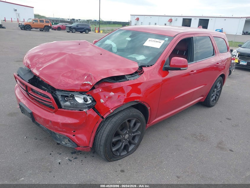 2017 Dodge Durango VIN 1C4SDJCT6HC660045 IAAI salvage auction — FRONT END, Salvage Title, sold $25 on 2026-07-27 (photo 2)