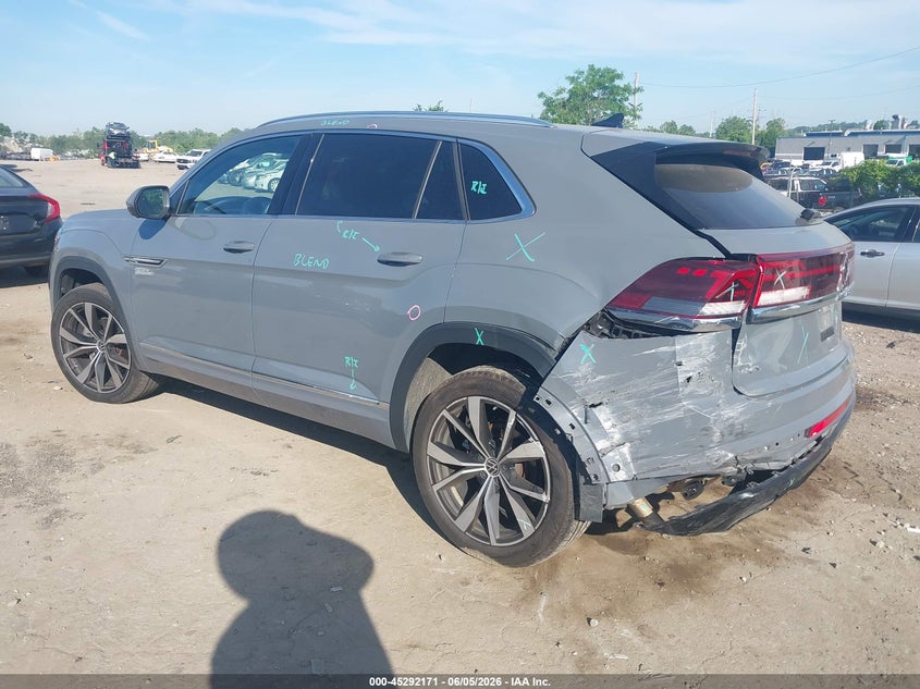 2024 Volkswagen Atlas cross sport VIN 1V2FE2CA3RC255456 IAAI salvage auction — LEFT REAR, Salvage Title, sold $19,200 on 2026-07-24 (photo 3)