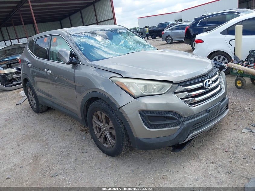 2013 Hyundai Santa fe VIN 5XYZT3LB4DG010012 IAAI salvage auction — BIO HAZARD, Salvage Title, sold $250 on 2026-07-07 (photo 1)