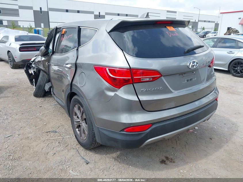 2013 Hyundai Santa fe VIN 5XYZT3LB4DG010012 IAAI salvage auction — BIO HAZARD, Salvage Title, sold $250 on 2026-07-07 (photo 3)