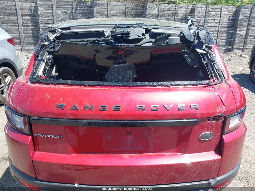 2017 Land rover Range rover evoque VIN SALVP2BG5HH237581 IAAI salvage auction — REAR END, Salvage Title, sold $4,175 on 2026-07-10 (photo 6)
