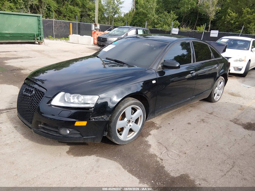 2008 Audi A6 VIN WAUDH74F78N182065 IAAI salvage auction — FRONT & REAR, Salvage (Kansas), sold $550 on 2026-07-08 (photo 2)
