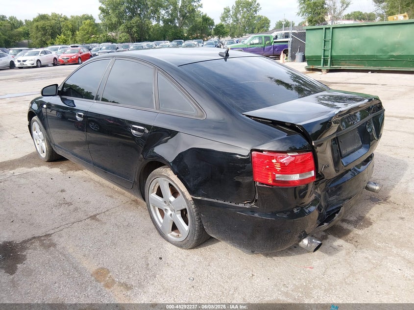 2008 Audi A6 VIN WAUDH74F78N182065 IAAI salvage auction — FRONT & REAR, Salvage (Kansas), sold $550 on 2026-07-08 (photo 3)