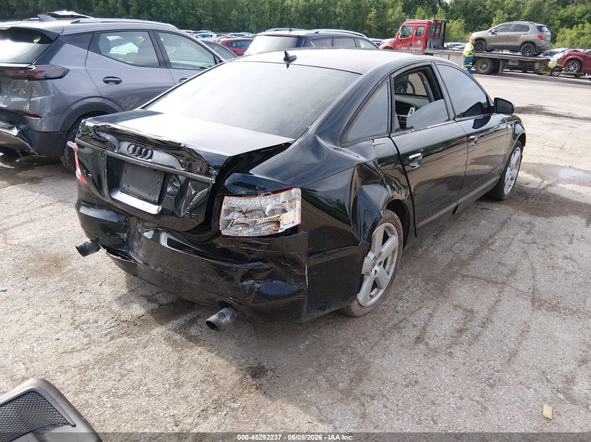 2008 Audi A6 VIN WAUDH74F78N182065 IAAI salvage auction — FRONT & REAR, Salvage (Kansas), sold $550 on 2026-07-08 (photo 4)