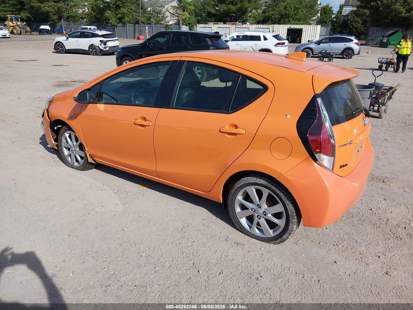 2015 Toyota Prius c VIN JTDKDTB3XF1104245 IAAI salvage auction — FRONT END, Salvage Title, sold $2,625 on 2026-07-28 (photo 3)