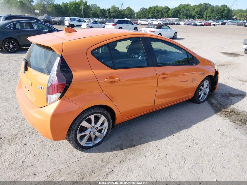 2015 Toyota Prius c VIN JTDKDTB3XF1104245 IAAI salvage auction — FRONT END, Salvage Title, sold $2,625 on 2026-07-28 (photo 4)