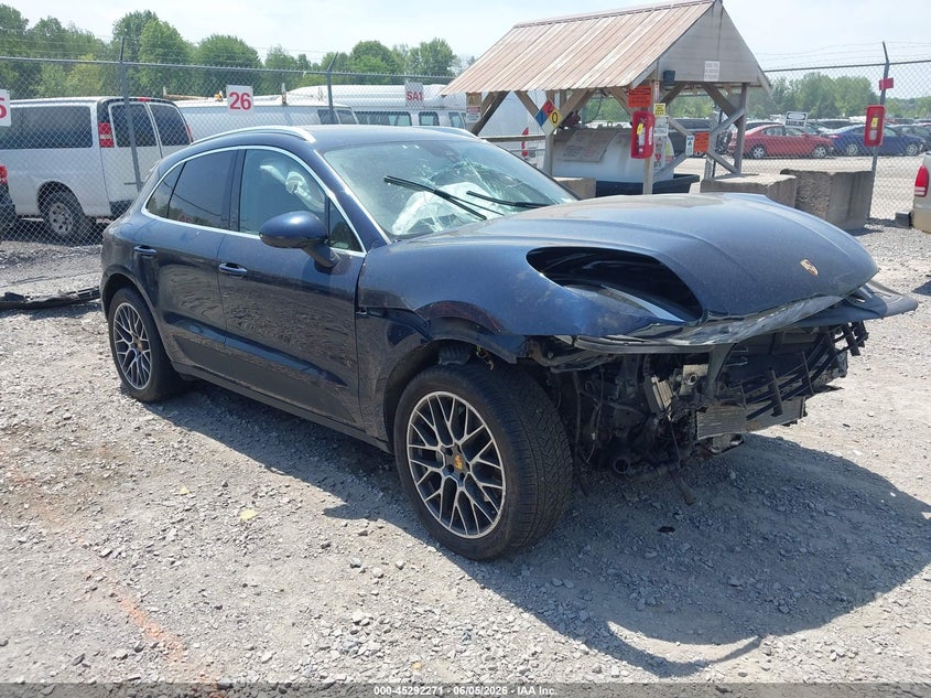 2018 Porsche Macan VIN WP1AB2A53JLB37050 IAAI salvage auction — FRONT END, Salvage Title, sold $25 on 2026-07-23 (photo 1)