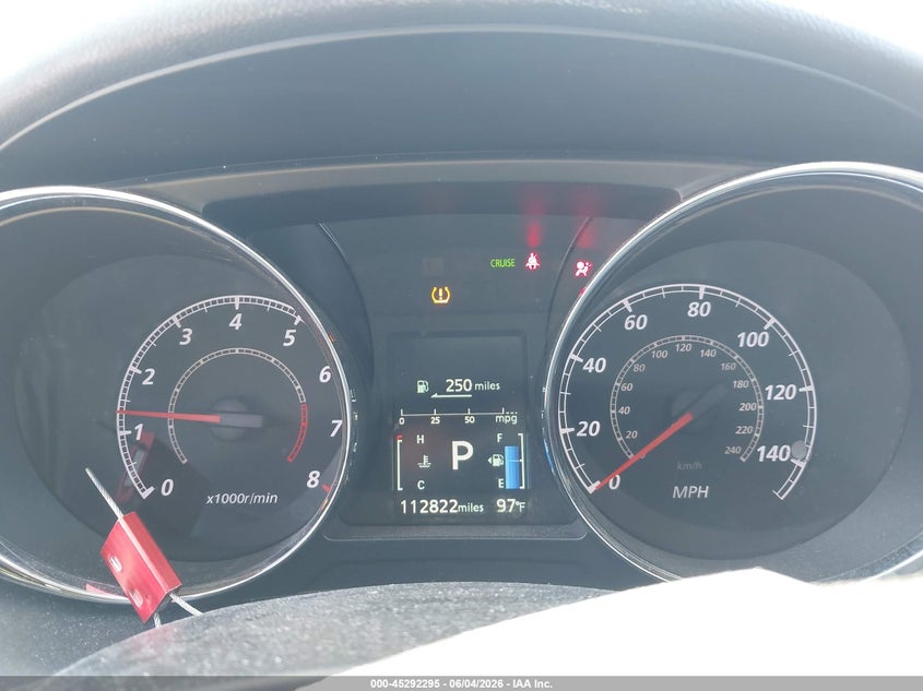 2019 Mitsubishi Outlander VIN JA4AR3AUXKU006133 IAAI salvage auction — FRONT END, Salvage Title, sold $2,850 on 2026-07-07 (photo 7)