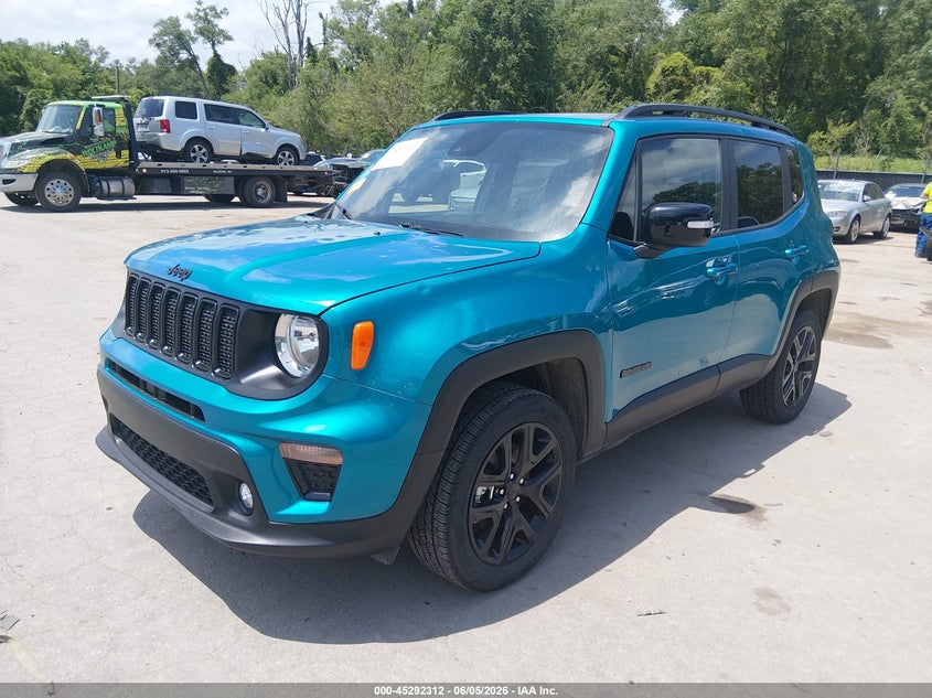 2022 Jeep Renegade VIN ZACNJDE11NPP00541 IAAI salvage auction — HAIL, Salvage (Kansas), sold $475 on 2026-07-29 (photo 2)