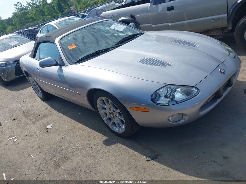 2002 Jaguar Xkr VIN SAJDA42B62PA26315 IAAI salvage auction — HAIL, Salvage (Ohio), sold $1,800 on 2026-07-29 (photo 1)