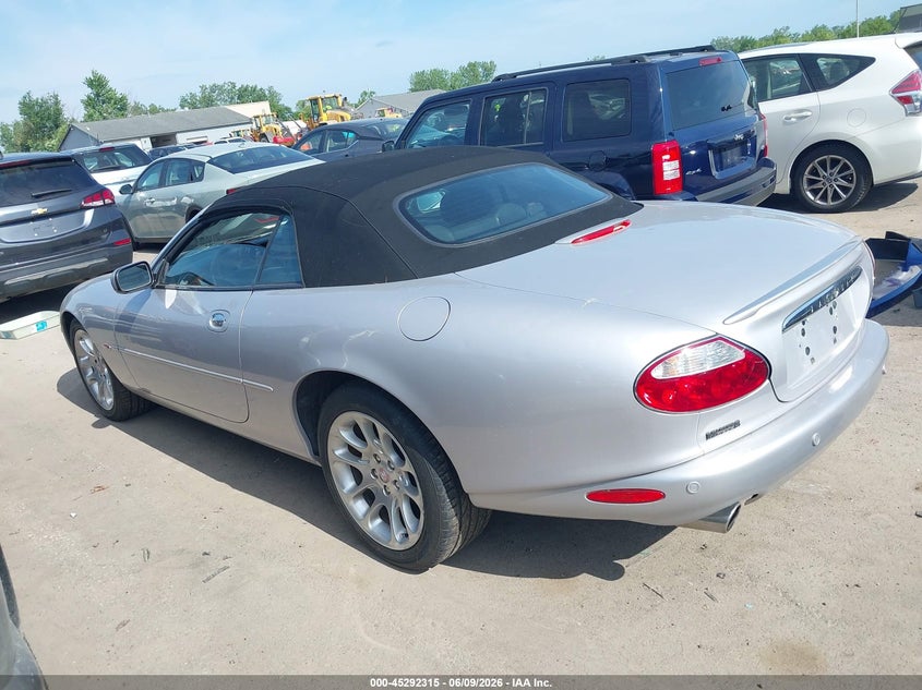 2002 Jaguar Xkr VIN SAJDA42B62PA26315 IAAI salvage auction — HAIL, Salvage (Ohio), sold $1,800 on 2026-07-29 (photo 3)