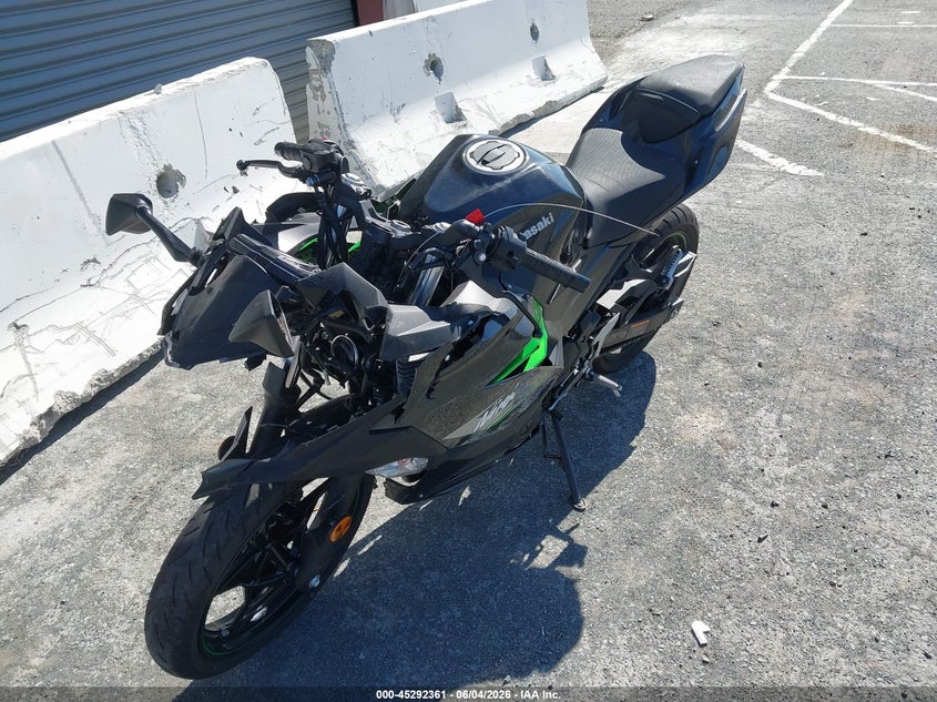 2023 Kawasaki Ex VIN JKAEXKH10PDAN4215 IAAI salvage auction — FRONT END, Salvage Title, sold $675 on 2026-07-08 (photo 2)