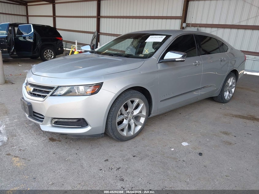 2017 Chevrolet Impala VIN 1G1145S37HU143635 IAAI salvage auction — HAIL, Salvage Title, sold $1,925 on 2026-07-17 (photo 2)