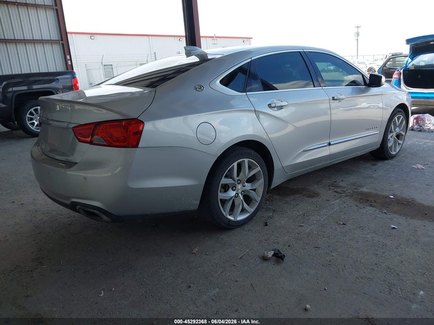 2017 Chevrolet Impala VIN 1G1145S37HU143635 IAAI salvage auction — HAIL, Salvage Title, sold $1,925 on 2026-07-17 (photo 4)
