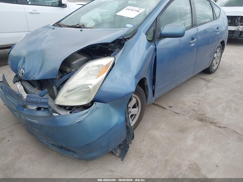 2004 Toyota Prius VIN JTDKB22U840023658 IAAI salvage auction — LEFT FRONT, Salvage (Texas), sold $250 on 2026-07-07 (photo 6)