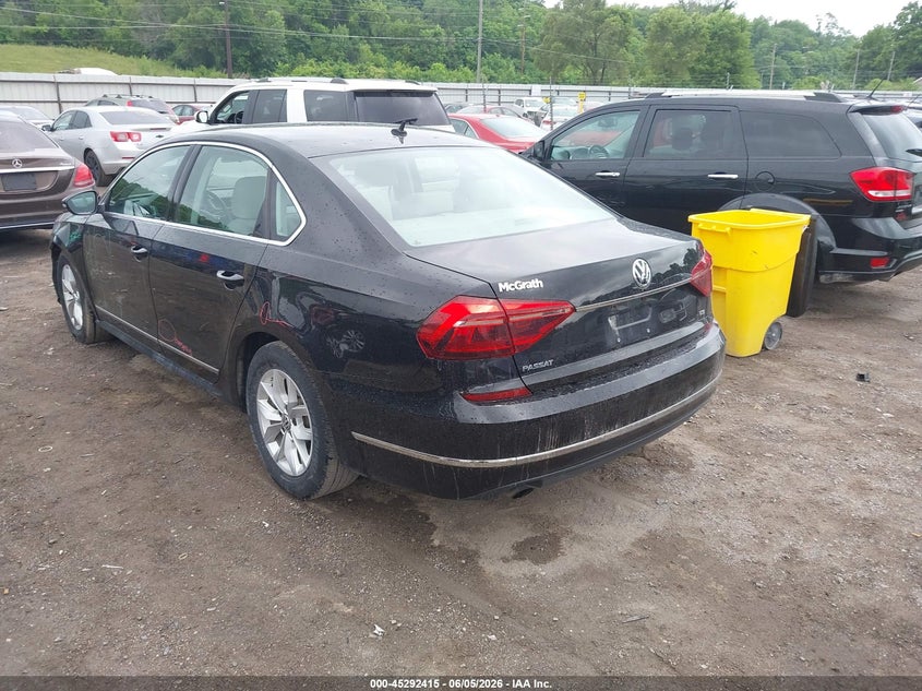 2017 Volkswagen Passat VIN 1VWAT7A36HC049322 IAAI salvage auction — FRONT END, Salvage Title, sold $1,350 on 2026-08-03 (photo 3)