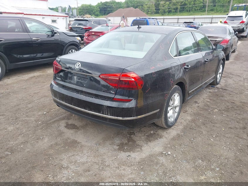 2017 Volkswagen Passat VIN 1VWAT7A36HC049322 IAAI salvage auction — FRONT END, Salvage Title, sold $1,350 on 2026-08-03 (photo 4)