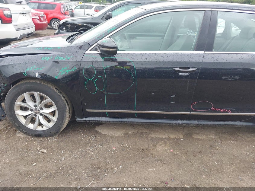2017 Volkswagen Passat VIN 1VWAT7A36HC049322 IAAI salvage auction — FRONT END, Salvage Title, sold $1,350 on 2026-08-03 (photo 6)