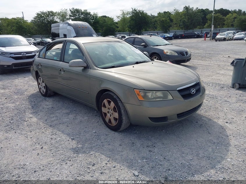 2007 Hyundai Sonata VIN 5NPET46C57H256816 IAAI salvage auction — REAR END, Rebuildable (Florida), sold $475 on 2026-07-16 (photo 1)