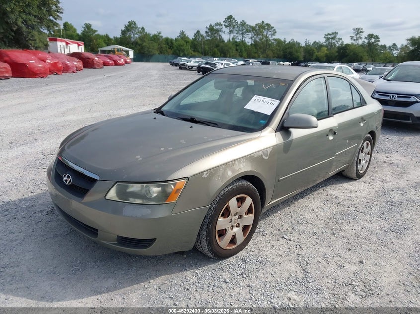2007 Hyundai Sonata VIN 5NPET46C57H256816 IAAI salvage auction — REAR END, Rebuildable (Florida), sold $475 on 2026-07-16 (photo 2)