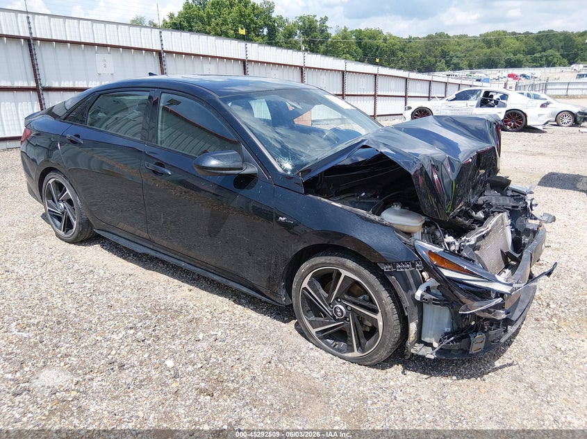 2023 Hyundai Elantra VIN KMHLR4AF2PU400881 IAAI salvage auction — FRONT END, Salvage Title, sold $3,500 on 2026-07-20 (photo 1)