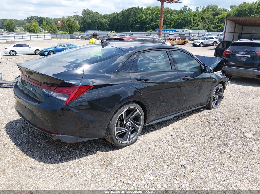 2023 Hyundai Elantra VIN KMHLR4AF2PU400881 IAAI salvage auction — FRONT END, Salvage Title, sold $3,500 on 2026-07-20 (photo 4)