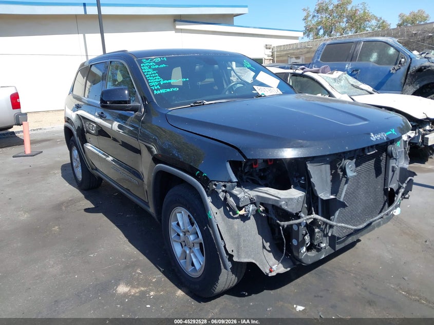 2018 Jeep Grand cherokee VIN 1C4RJEAG7JC380421 IAAI salvage auction — LEFT FRONT, Salvage Certificate (California), sold $4,650 on 2026-07-24 (photo 1)