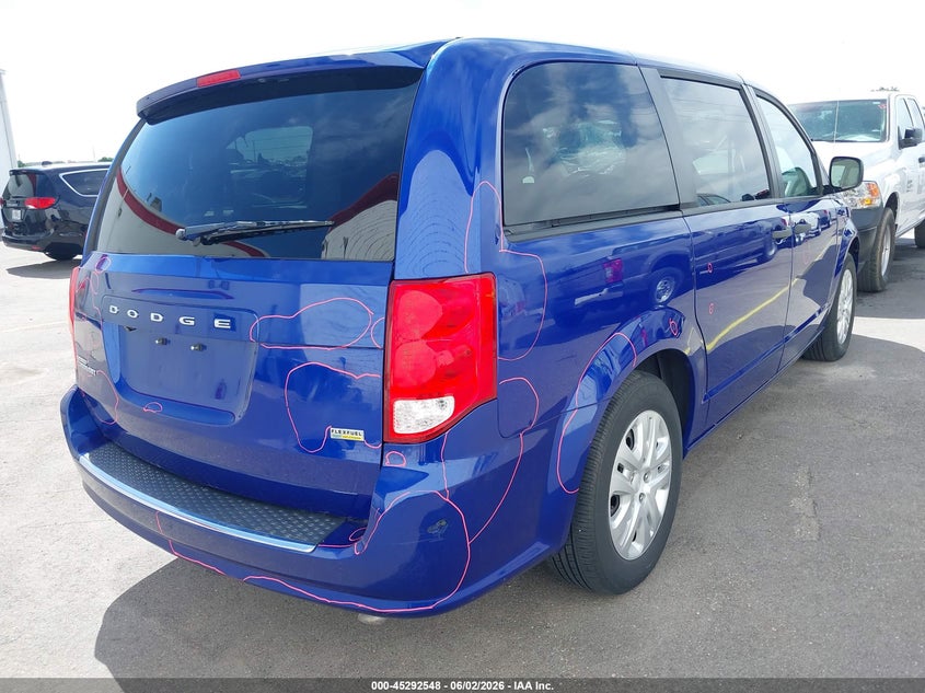 2019 Dodge Grand caravan VIN 2C4RDGBG2KR571710 IAAI salvage auction — NORMAL WEAR, Sf97 (Utah), sold $13,325 on 2026-07-08 (photo 4)