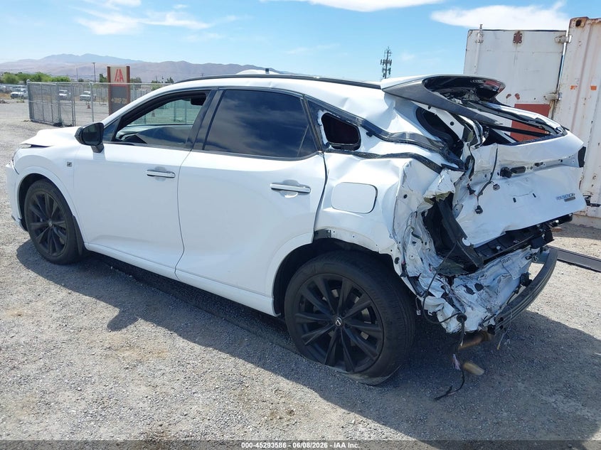 2023 Lexus Rx VIN 2T2BCMEA8PC006472 IAAI salvage auction — FRONT & REAR, Salvage Title, sold $16,100 on 2026-07-30 (photo 3)