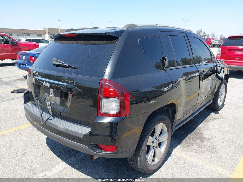 2016 Jeep Compass VIN 1C4NJDBB7GD780039 IAAI salvage auction — SIDE, Salvage Title, sold $1,400 on 2026-07-05 (photo 4)