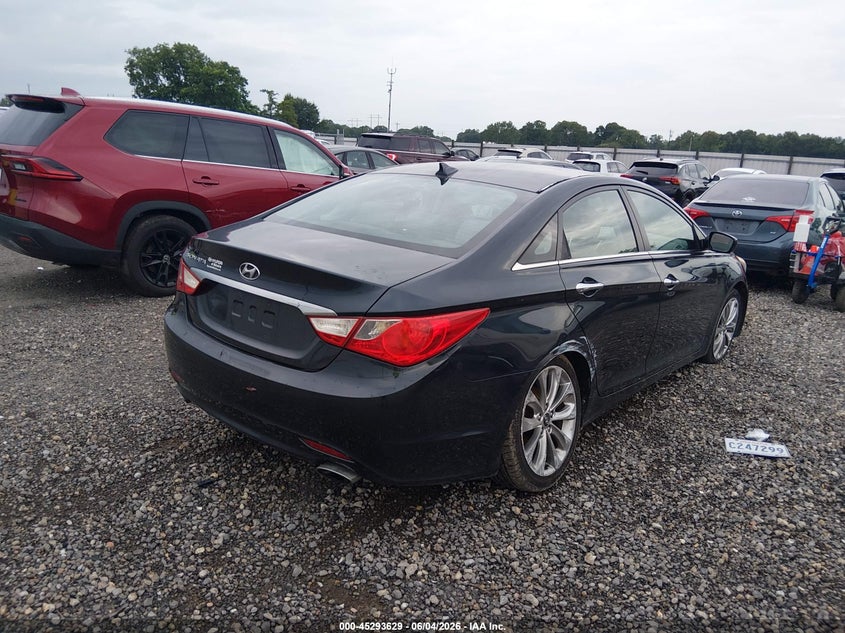 2012 Hyundai Sonata VIN 5NPEC4AC6CH436209 IAAI salvage auction — RIGHT SIDE, Salvage Title, sold $550 on 2026-07-08 (photo 4)