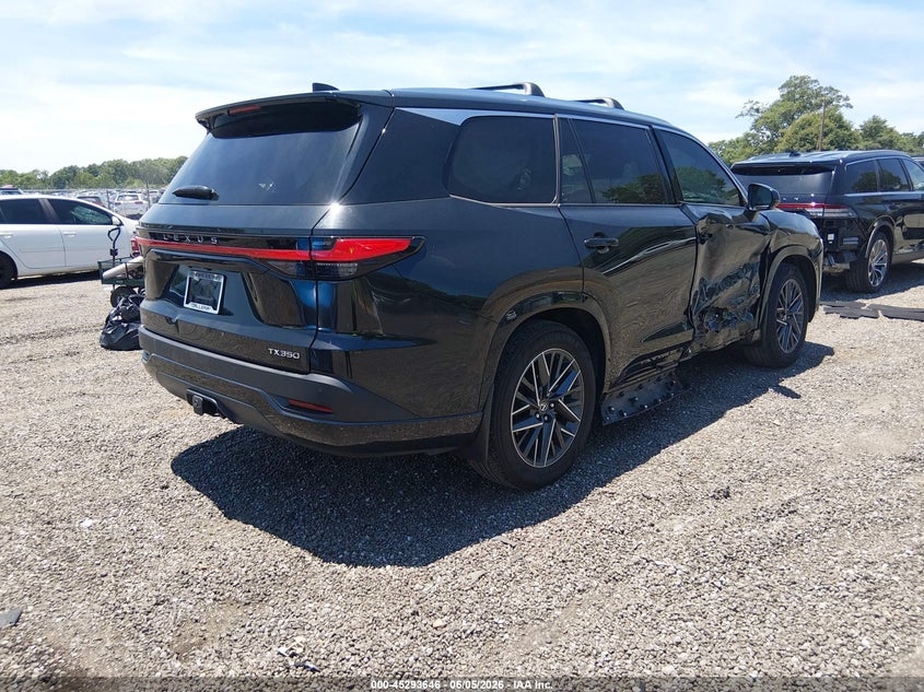 2025 Lexus Tx VIN 5TDAAAA67SS013810 IAAI salvage auction — SIDE, Clear (South Carolina), sold $22,600 on 2026-08-02 (photo 4)