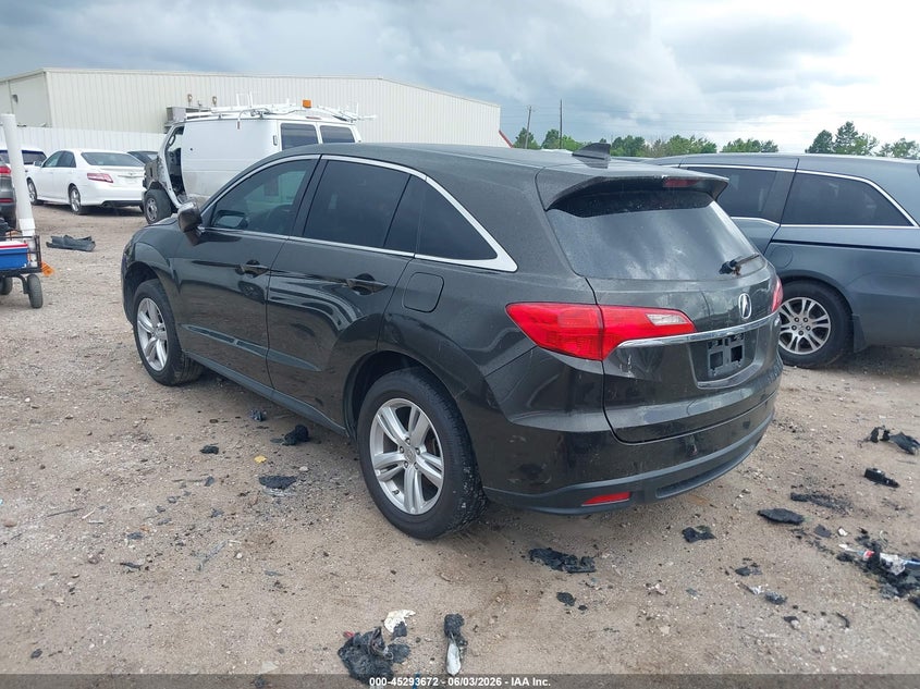2015 Acura Rdx VIN 5J8TB3H39FL013510 IAAI salvage auction — NORMAL WEAR, Original (Texas), sold $900 on 2026-07-09 (photo 3)
