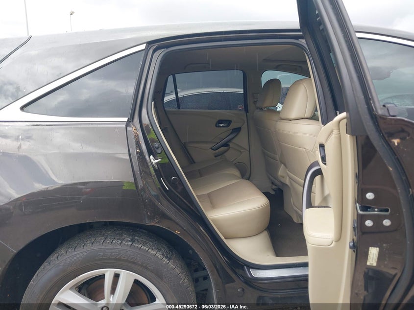 2015 Acura Rdx VIN 5J8TB3H39FL013510 IAAI salvage auction — NORMAL WEAR, Original (Texas), sold $900 on 2026-07-09 (photo 8)