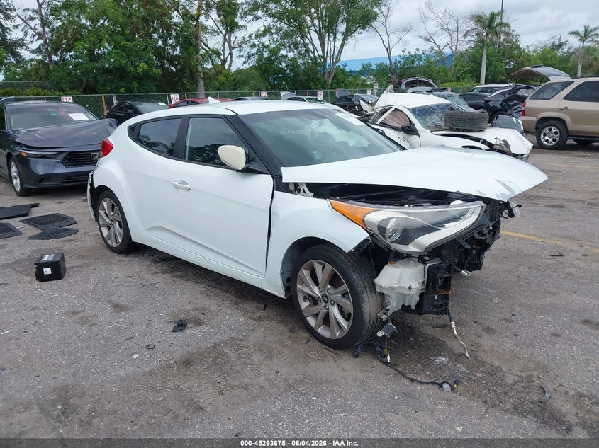 2016 Hyundai Veloster VIN KMHTC6AD2GU256406 IAAI salvage auction — FRONT END, Salvage Title, sold $200 on 2026-07-20 (photo 1)