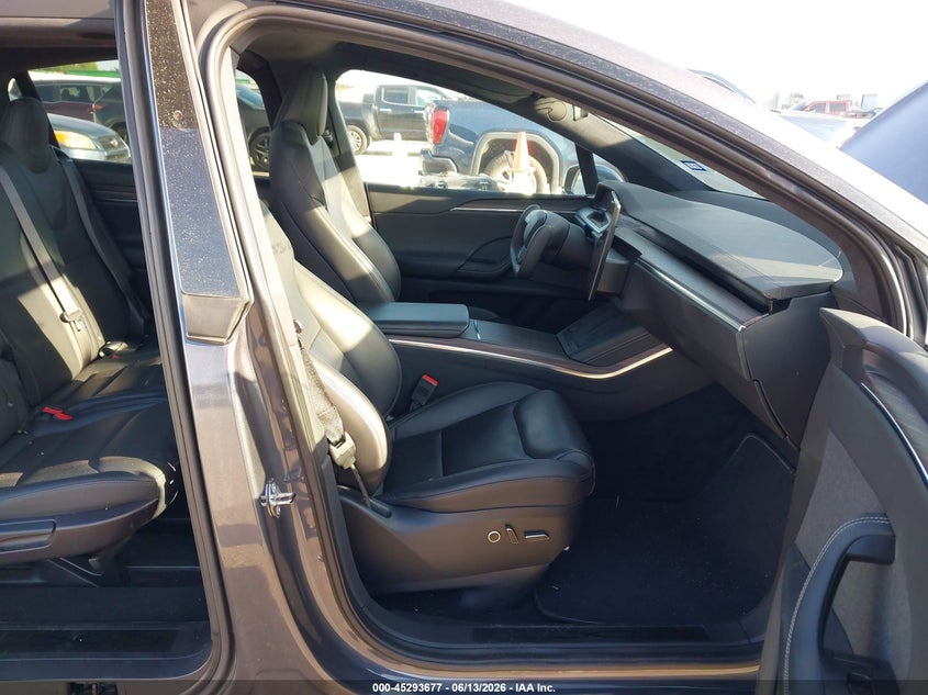 2023 Tesla Model x VIN 7SAXCAE54PF386680 IAAI salvage auction — LEFT FRONT, Original (Texas), sold $30,500 on 2026-08-20 (photo 5)