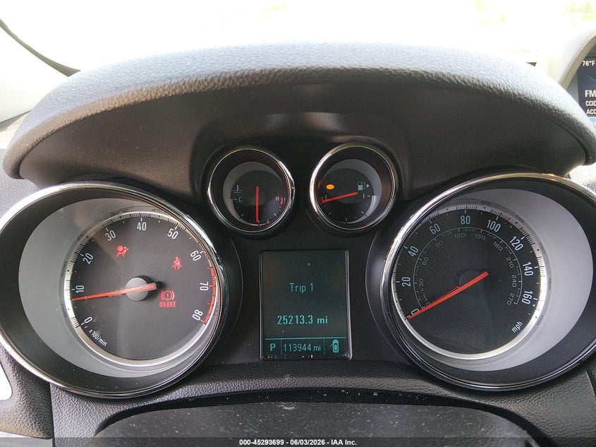 2013 Buick Encore VIN KL4CJBSB6DB120698 IAAI salvage auction — FRONT & REAR, Salvage Title, sold $475 on 2026-07-06 (photo 7)