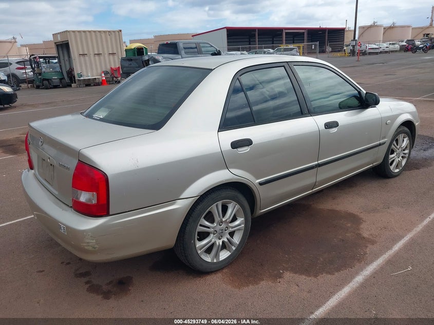 2003 Mazda Protege VIN JM1BJ225330143605 IAAI salvage auction — NORMAL WEAR, Clear (Hawaii), sold $25 on 2026-07-21 (photo 4)