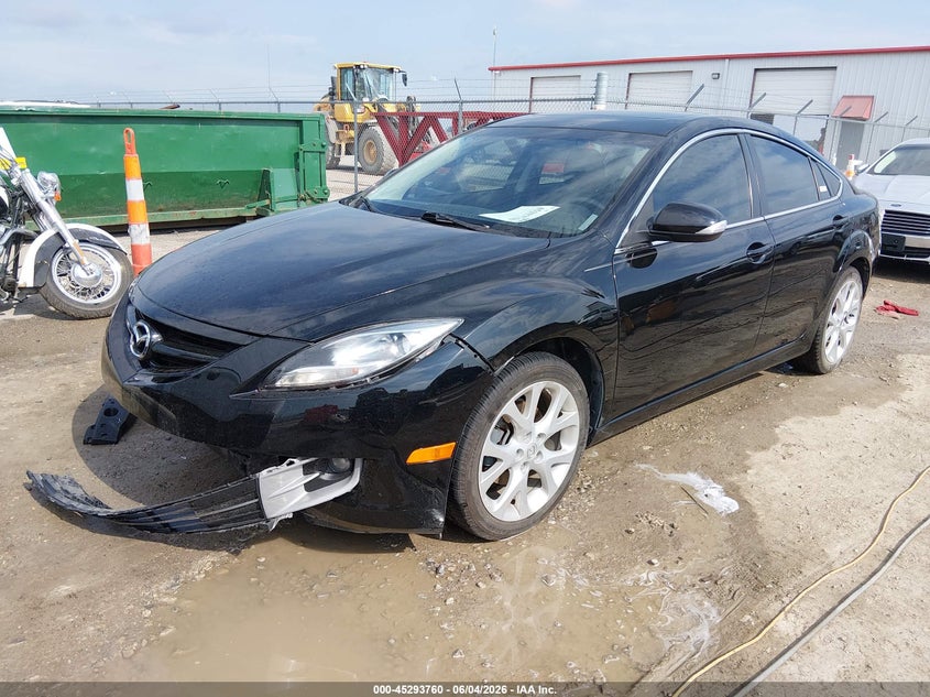 2013 Mazda 6 VIN 1YVHZ8EH4D5M03326 IAAI salvage auction — RIGHT FRONT, Salvage Title, sold $800 on 2026-07-24 (photo 2)