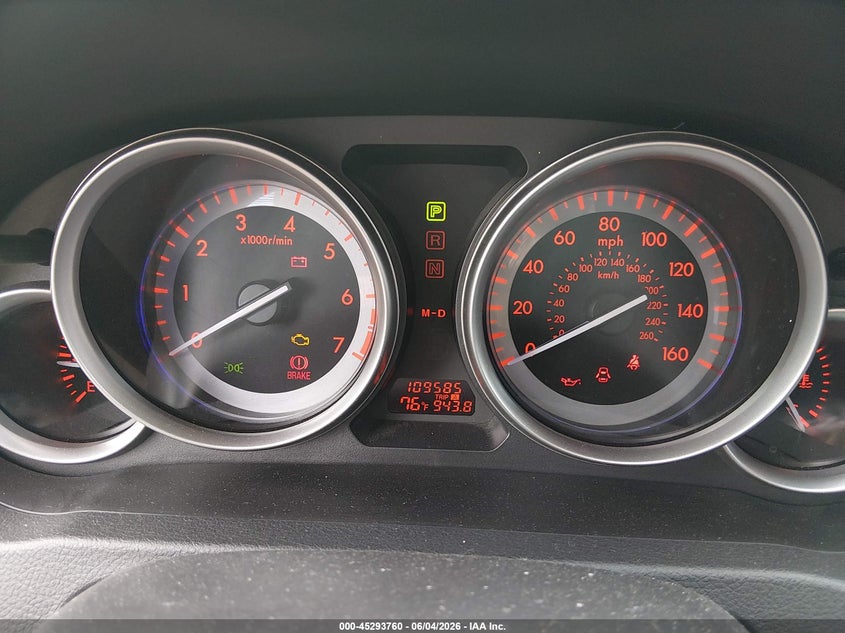 2013 Mazda 6 VIN 1YVHZ8EH4D5M03326 IAAI salvage auction — RIGHT FRONT, Salvage Title, sold $800 on 2026-07-24 (photo 7)