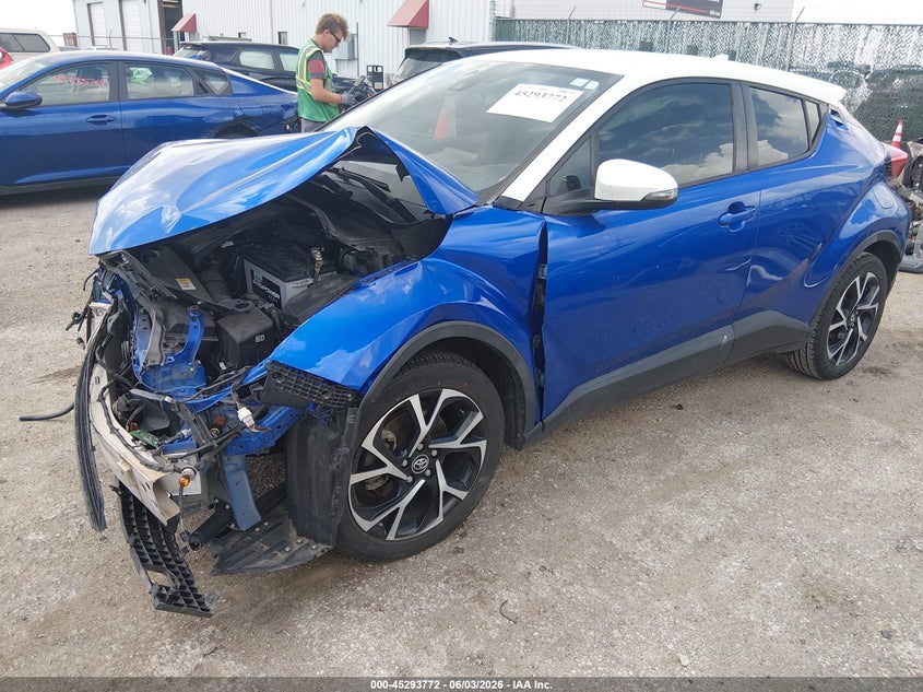 2018 Toyota C-hr VIN NMTKHMBX2JR051306 IAAI salvage auction — FRONT END, Salvage Title, sold $3,625 on 2026-07-17 (photo 2)
