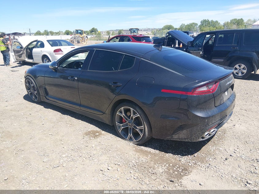 2020 Kia Stinger VIN KNAE35LC8L6080761 IAAI salvage auction — FRONT END, Salvage (Montana), sold $4,950 on 2026-07-31 (photo 3)