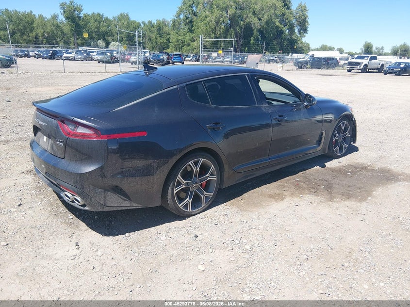 2020 Kia Stinger VIN KNAE35LC8L6080761 IAAI salvage auction — FRONT END, Salvage (Montana), sold $4,950 on 2026-07-31 (photo 4)