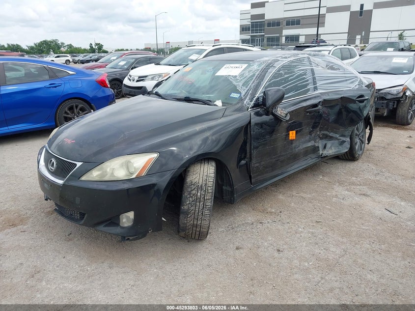 2008 Lexus Is VIN JTHBK262185079375 IAAI salvage auction — BIOHAZARD/CHEMICAL, Salvage (Texas), sold $100 on 2026-07-07 (photo 2)