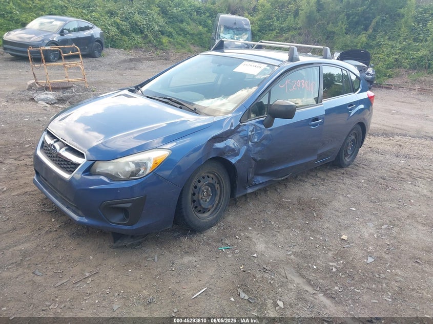 2012 Subaru Impreza VIN JF1GPAA61CG206268 IAAI salvage auction — SIDE, Salvage (Minnesota), sold $800 on 2026-08-30 (photo 2)