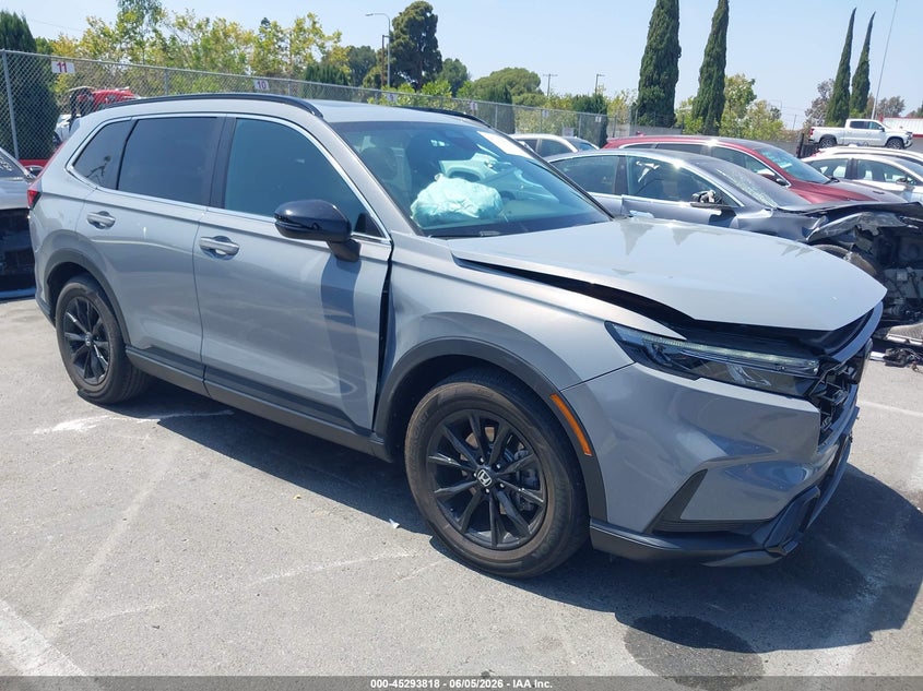 2025 Honda Cr-v VIN 7FARS5H55SE001121 IAAI salvage auction — LEFT SIDE, Salvage Title, sold $10,850 on 2026-07-23 (photo 1)