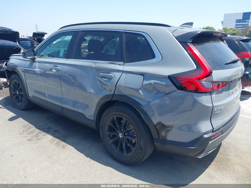 2025 Honda Cr-v VIN 7FARS5H55SE001121 IAAI salvage auction — LEFT SIDE, Salvage Title, sold $10,850 on 2026-07-23 (photo 3)