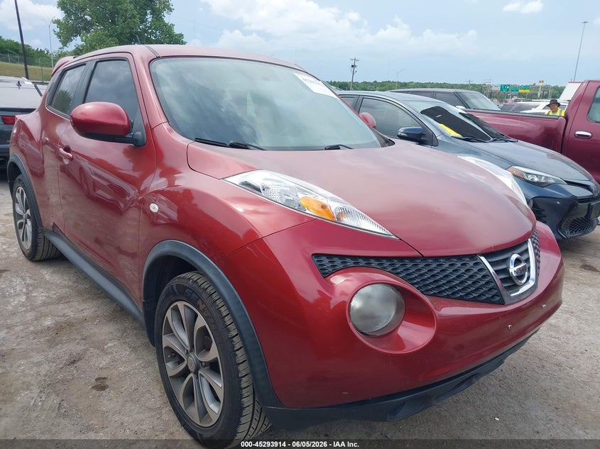 2014 Nissan Juke VIN JN8AF5MR8ET452491 IAAI salvage auction — HAIL, Salvage Title, sold $2,475 on 2026-07-22 (photo 1)