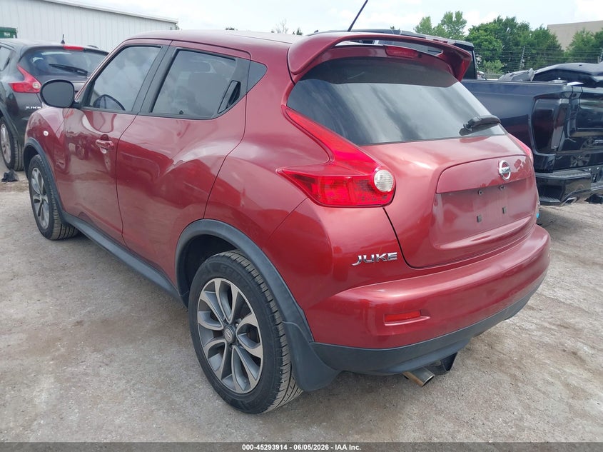 2014 Nissan Juke VIN JN8AF5MR8ET452491 IAAI salvage auction — HAIL, Salvage Title, sold $2,475 on 2026-07-22 (photo 3)